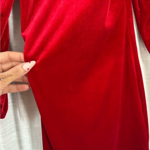 NWOT Fashion Nova Bold Red Mini Dress - Picture 4 of 5